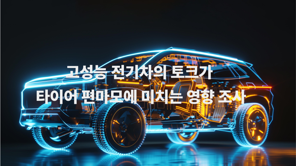 고성능 전기차의 토크가 타이어 편마모에 미치는 영향 조사