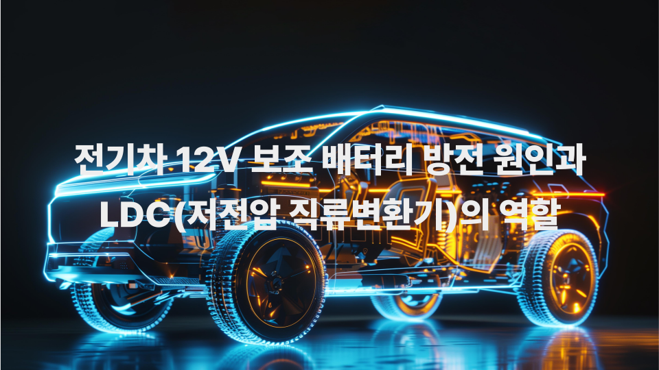 전기차 12V 보조 배터리 방전 원인과 LDC저전압 직류변환기의 역할
