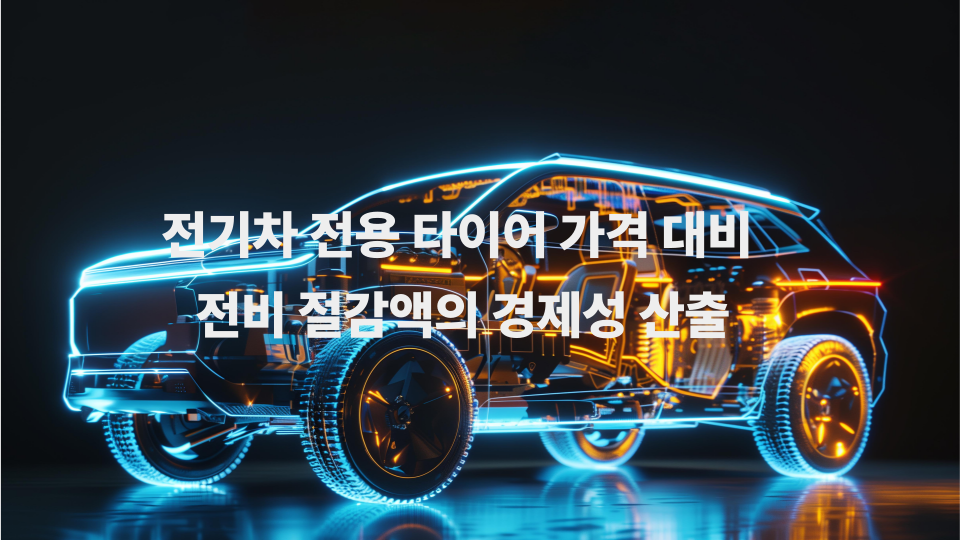 전기차 전용 타이어 가격 대비 전비 절감액의 경제성 산출