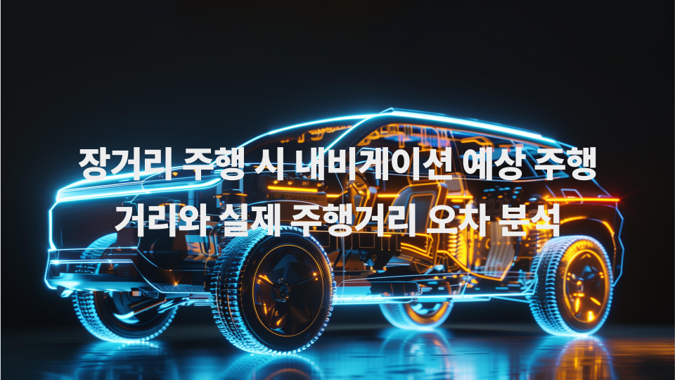 제목을 입력장거리 주행 시 내비게이션 예상 주행거리와 실제 주행거리 오차 분석해주세요 001